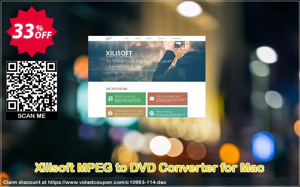 Xilisoft MPEG to DVD Converter for MAC Coupon, discount 30OFF Xilisoft (10993). Promotion: Discount for Xilisoft coupon code