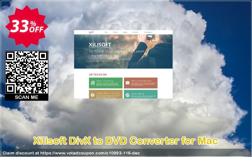 Xilisoft DivX to DVD Converter for MAC Coupon, discount 30OFF Xilisoft (10993). Promotion: Discount for Xilisoft coupon code