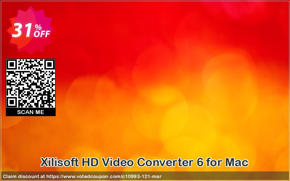 Xilisoft HD Video Converter 6 for MAC Coupon Code Apr 2024, 31% OFF - VotedCoupon