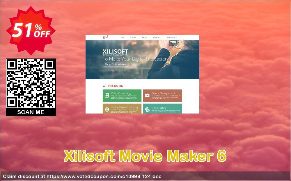 Xilisoft Movie Maker 6 Coupon Code Apr 2024, 51% OFF - VotedCoupon