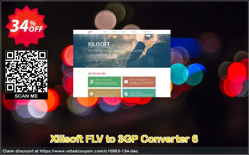 Xilisoft FLV to 3GP Converter 6 Coupon, discount 30OFF Xilisoft (10993). Promotion: Discount for Xilisoft coupon code