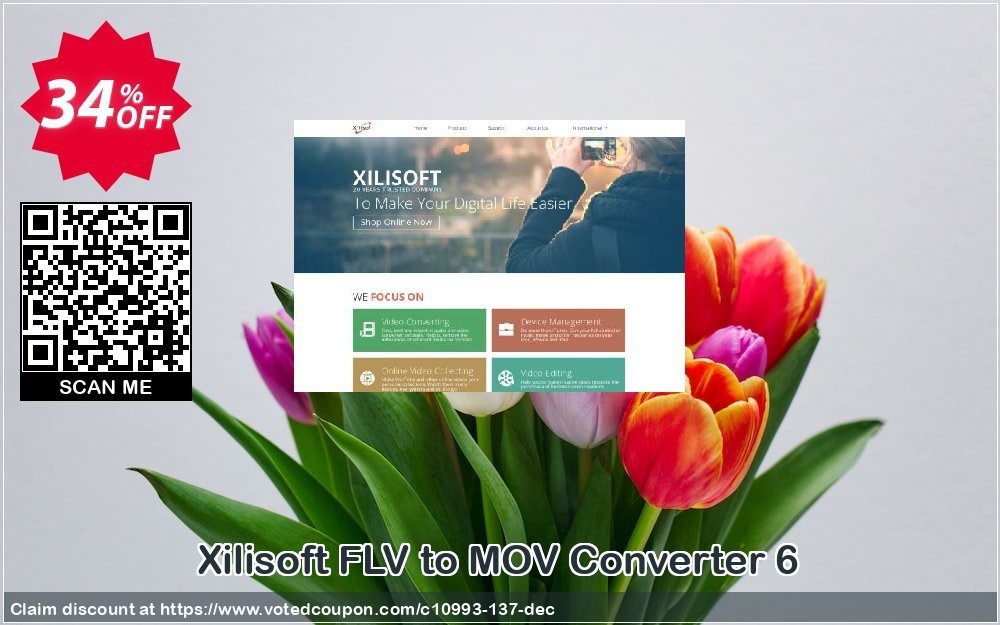 Xilisoft FLV to MOV Converter 6 Coupon, discount 30OFF Xilisoft (10993). Promotion: Discount for Xilisoft coupon code