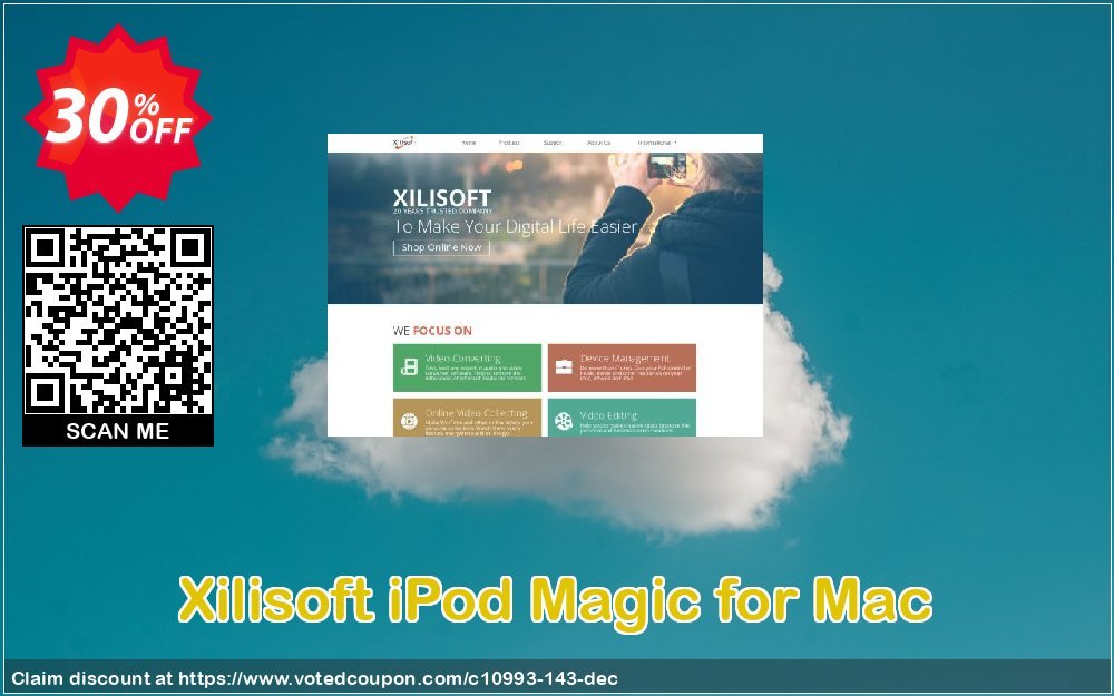 Xilisoft iPod Magic for MAC Coupon, discount 30OFF Xilisoft (10993). Promotion: Discount for Xilisoft coupon code