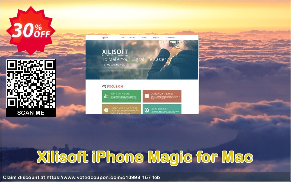 Xilisoft iPhone Magic for MAC Coupon, discount 30OFF Xilisoft (10993). Promotion: Discount for Xilisoft coupon code