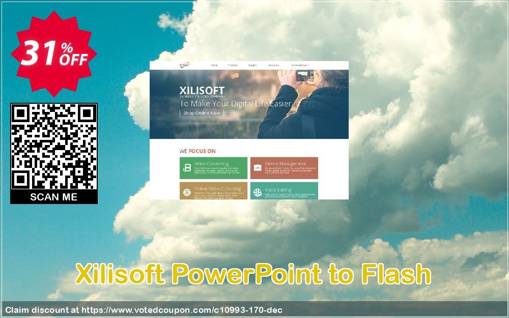 Xilisoft PowerPoint to Flash Coupon, discount 30OFF Xilisoft (10993). Promotion: Discount for Xilisoft coupon code