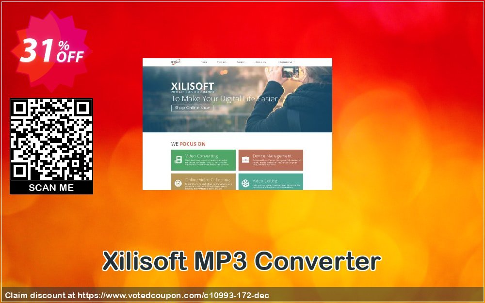 Xilisoft MP3 Converter Coupon, discount 30OFF Xilisoft (10993). Promotion: Discount for Xilisoft coupon code