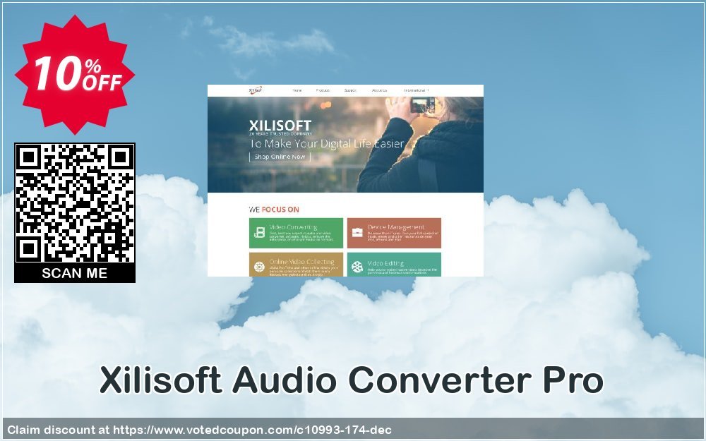 Xilisoft Audio Converter Pro Coupon, discount Xilisoft Audio Converter Pro wondrous sales code 2023. Promotion: Discount for Xilisoft coupon code
