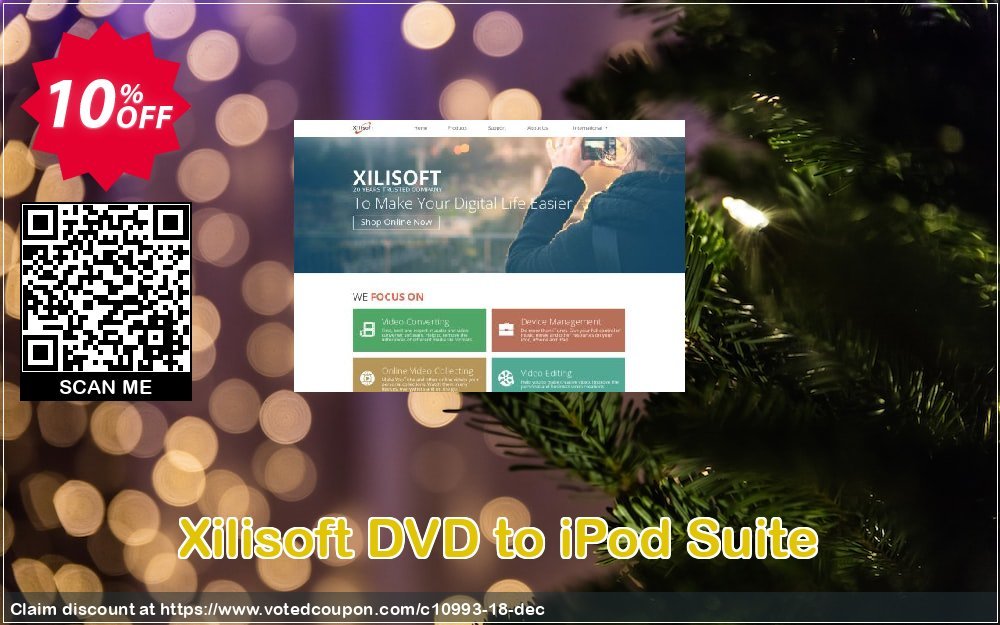 Xilisoft DVD to iPod Suite Coupon, discount Xilisoft DVD to iPod Suite staggering deals code 2024. Promotion: Discount for Xilisoft coupon code
