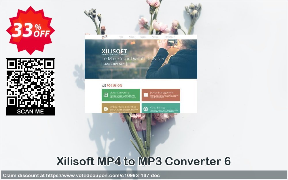 Xilisoft MP4 to MP3 Converter 6 Coupon, discount 30OFF Xilisoft (10993). Promotion: Discount for Xilisoft coupon code