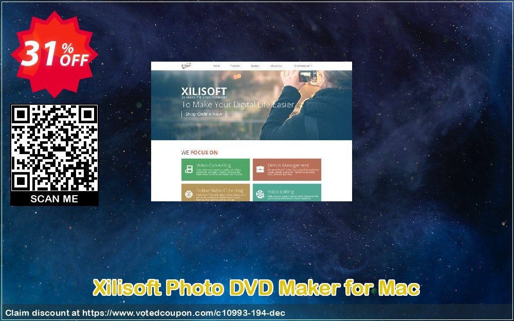 Xilisoft Photo DVD Maker for MAC Coupon, discount 30OFF Xilisoft (10993). Promotion: Discount for Xilisoft coupon code