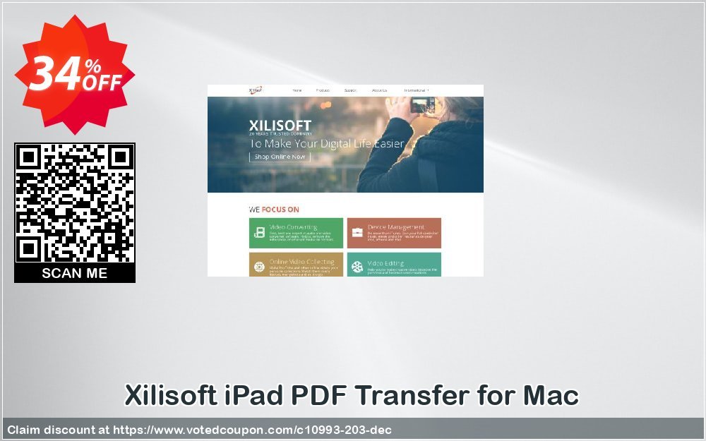 Xilisoft iPad PDF Transfer for MAC Coupon, discount 30OFF Xilisoft (10993). Promotion: Discount for Xilisoft coupon code