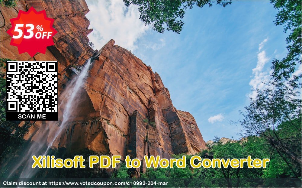 Xilisoft PDF to Word Converter Coupon, discount Coupon for 5300. Promotion: