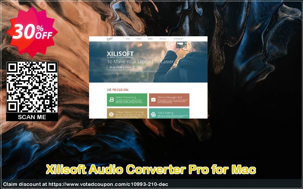 Xilisoft Audio Converter Pro for MAC Coupon, discount 30OFF Xilisoft (10993). Promotion: Discount for Xilisoft coupon code