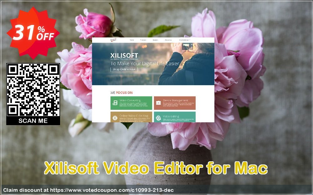 Xilisoft Video Editor for MAC Coupon, discount 30OFF Xilisoft (10993). Promotion: Discount for Xilisoft coupon code