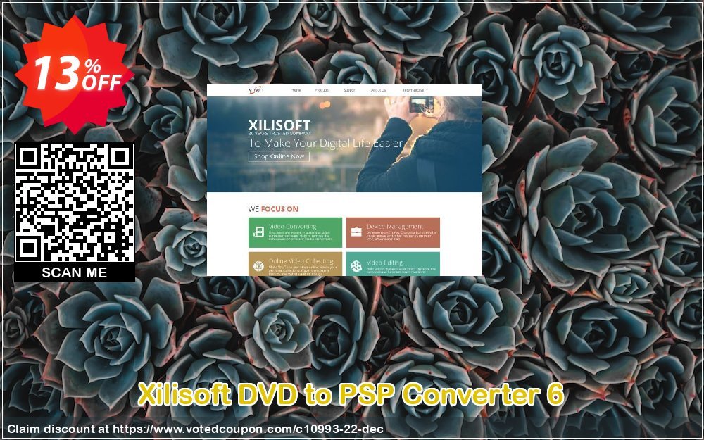 Xilisoft DVD to PSP Converter 6 Coupon Code Apr 2024, 13% OFF - VotedCoupon