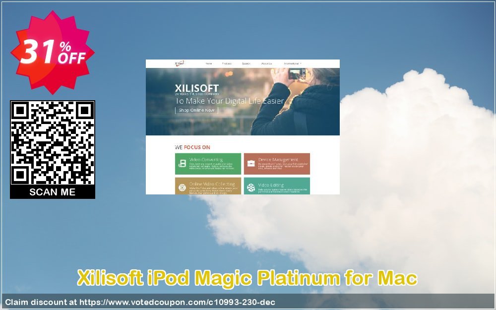 Xilisoft iPod Magic Platinum for MAC Coupon, discount 30OFF Xilisoft (10993). Promotion: Discount for Xilisoft coupon code