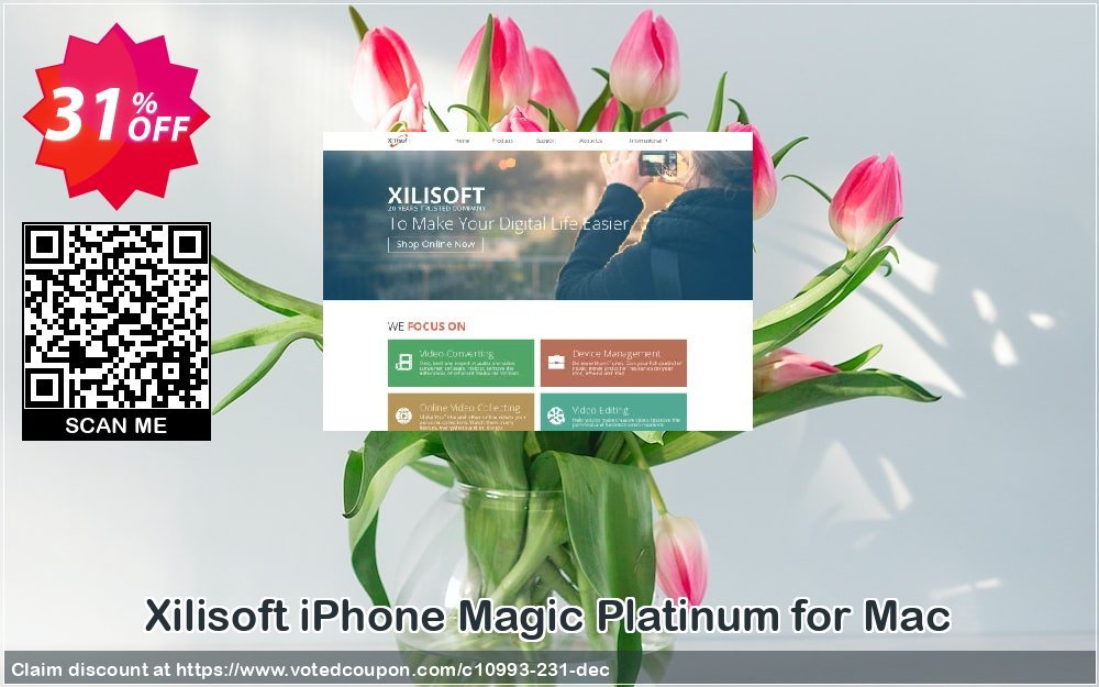 Xilisoft iPhone Magic Platinum for MAC Coupon, discount 30OFF Xilisoft (10993). Promotion: Discount for Xilisoft coupon code