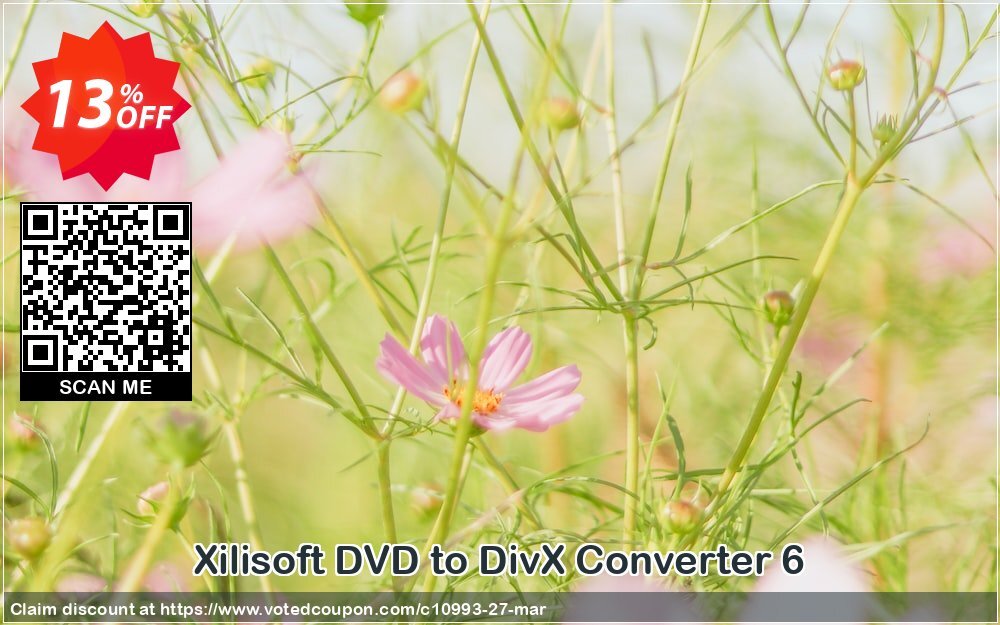 Xilisoft DVD to DivX Converter 6 Coupon, discount Xilisoft DVD to DivX Converter amazing deals code 2024. Promotion: Discount for Xilisoft coupon code