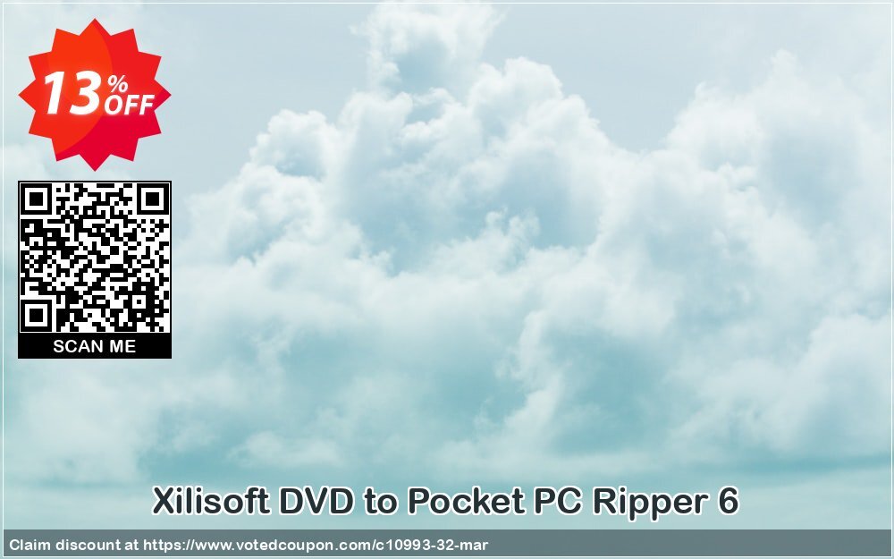 Xilisoft DVD to Pocket PC Ripper 6 Coupon, discount Xilisoft DVD to Pocket PC Ripper impressive promotions code 2024. Promotion: Discount for Xilisoft coupon code