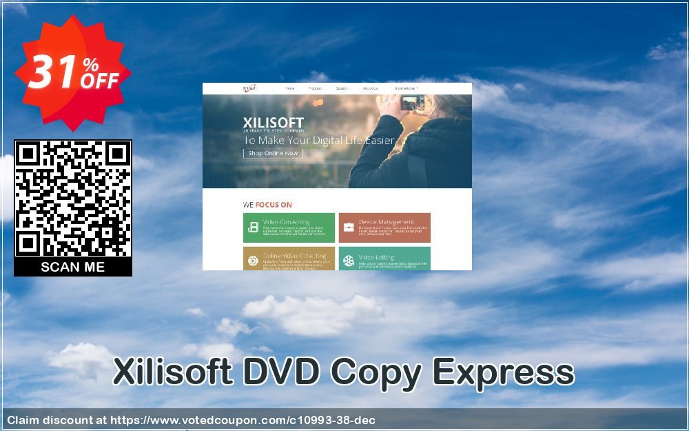 Xilisoft DVD Copy Express Coupon, discount 30OFF Xilisoft (10993). Promotion: Discount for Xilisoft coupon code