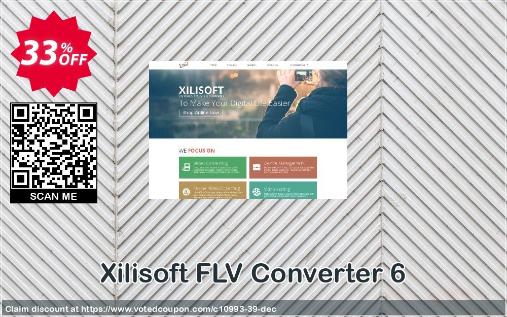 Xilisoft FLV Converter 6 Coupon, discount 30OFF Xilisoft (10993). Promotion: Discount for Xilisoft coupon code