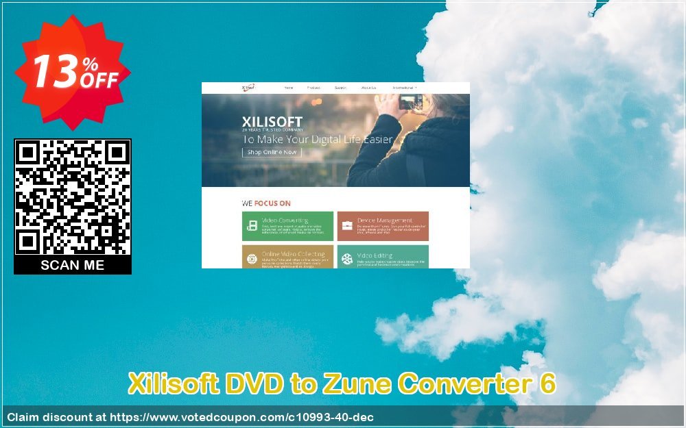 Xilisoft DVD to Zune Converter 6 Coupon Code May 2024, 13% OFF - VotedCoupon
