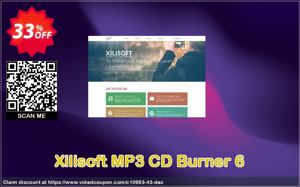 Xilisoft MP3 CD Burner 6 Coupon Code Apr 2024, 33% OFF - VotedCoupon