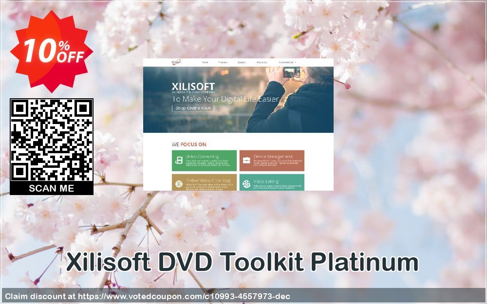 Xilisoft DVD Toolkit Platinum Coupon, discount Xilisoft DVD Toolkit Platinum hottest deals code 2024. Promotion: hottest deals code of Xilisoft DVD Toolkit Platinum 2024