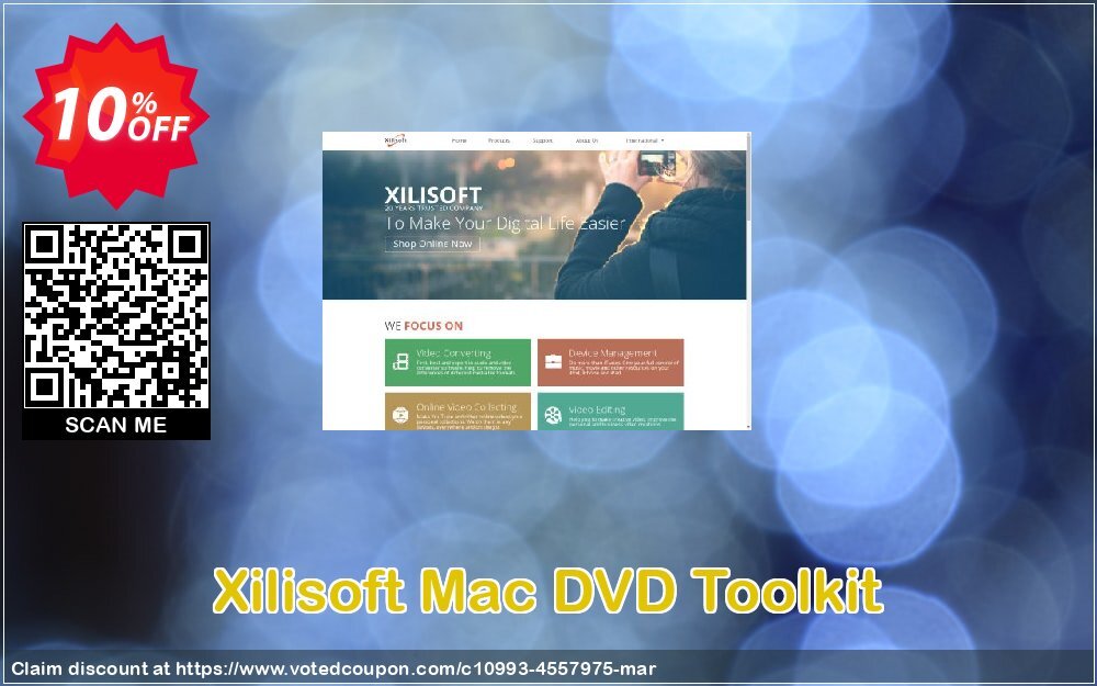 Xilisoft MAC DVD Toolkit Coupon Code Apr 2024, 10% OFF - VotedCoupon