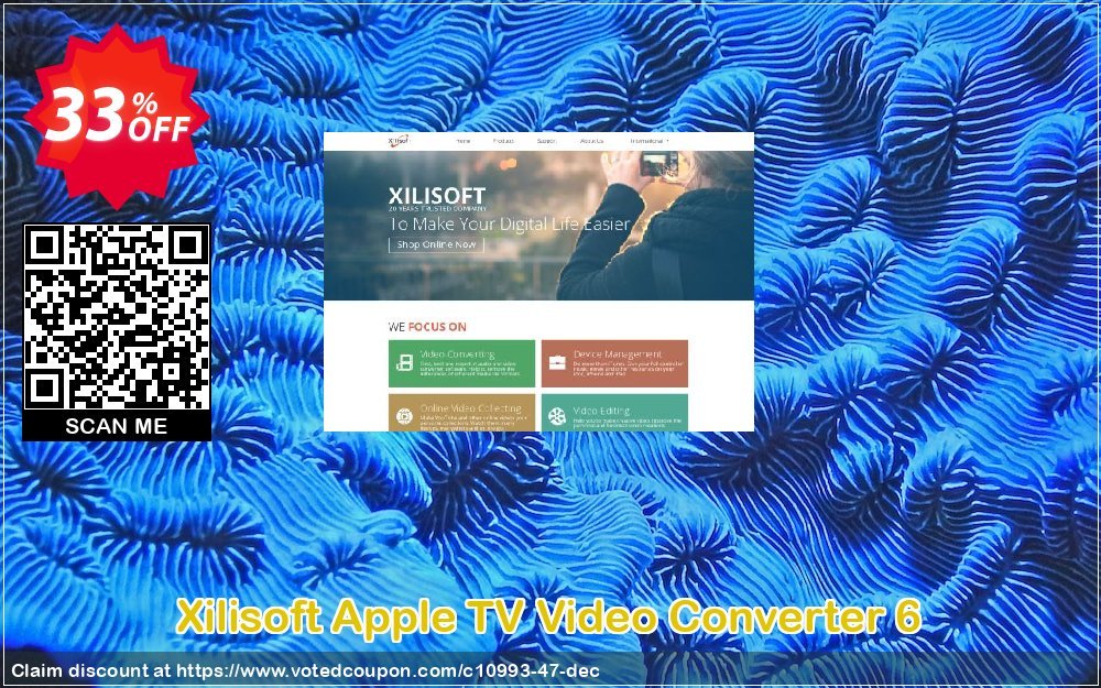 Xilisoft Apple TV Video Converter 6 Coupon, discount 30OFF Xilisoft (10993). Promotion: Discount for Xilisoft coupon code