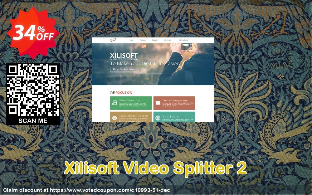 Xilisoft Video Splitter 2 Coupon Code Apr 2024, 34% OFF - VotedCoupon