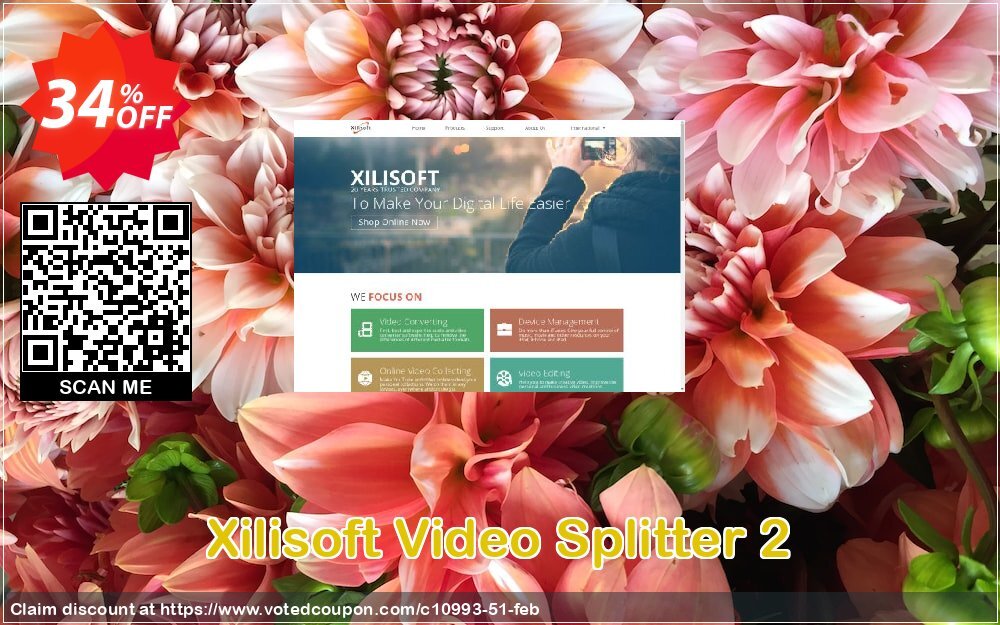 Xilisoft Video Splitter 2 Coupon, discount 30OFF Xilisoft (10993). Promotion: Discount for Xilisoft coupon code