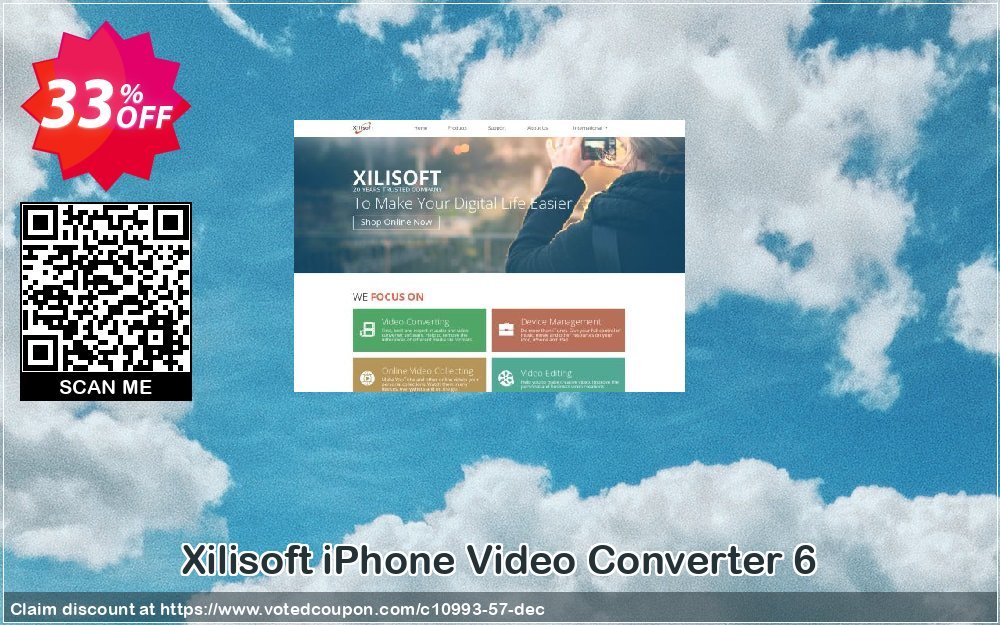Xilisoft iPhone Video Converter 6 Coupon Code Apr 2024, 33% OFF - VotedCoupon