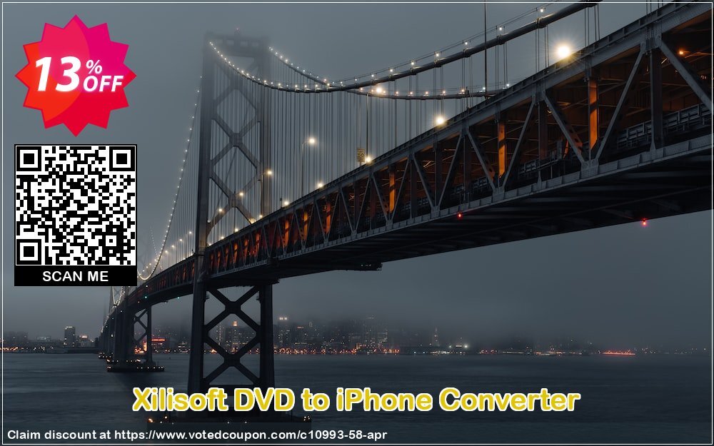 Xilisoft DVD to iPhone Converter Coupon, discount Xilisoft DVD to iPhone Converter staggering discount code 2024. Promotion: Discount for Xilisoft coupon code