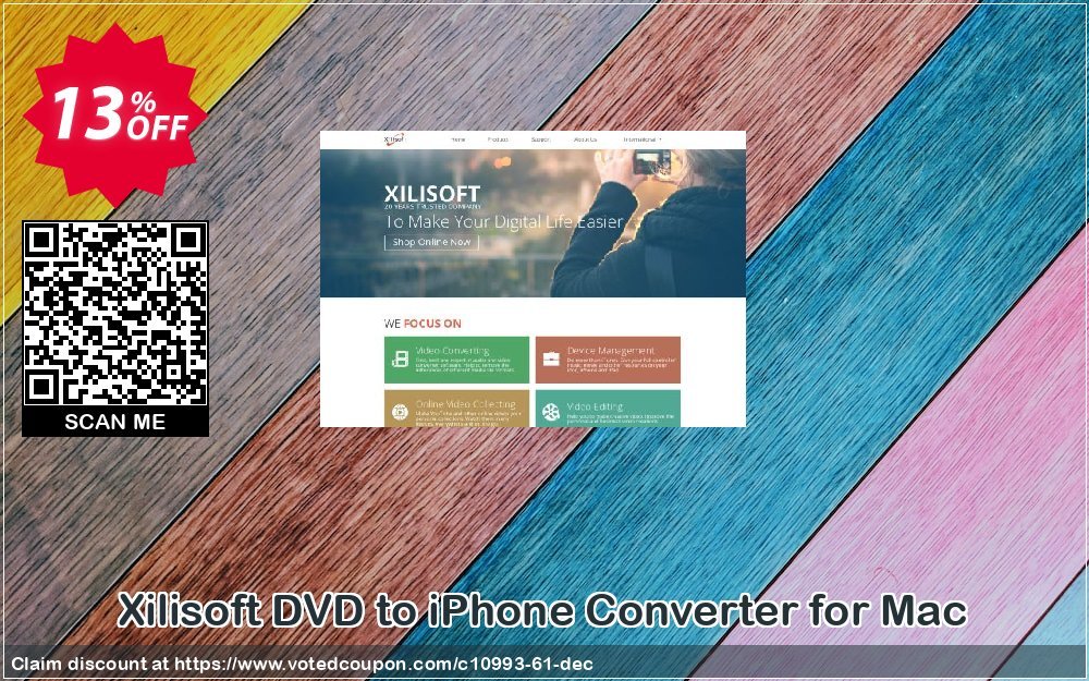 Xilisoft DVD to iPhone Converter for MAC Coupon Code Jun 2024, 13% OFF - VotedCoupon