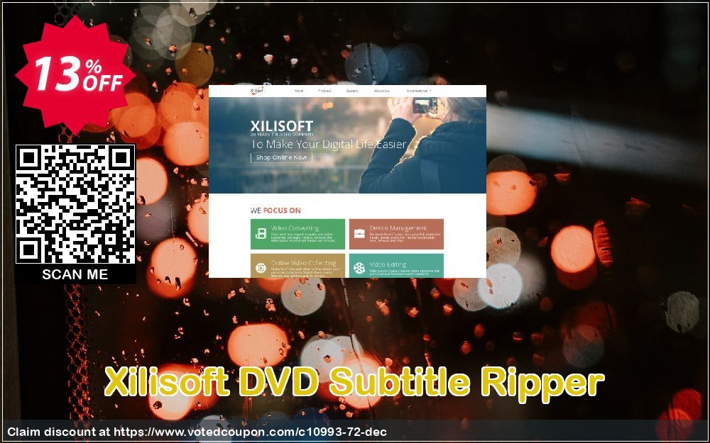 Xilisoft DVD Subtitle Ripper Coupon, discount Xilisoft DVD Subtitle Ripper impressive promo code 2023. Promotion: Discount for Xilisoft coupon code