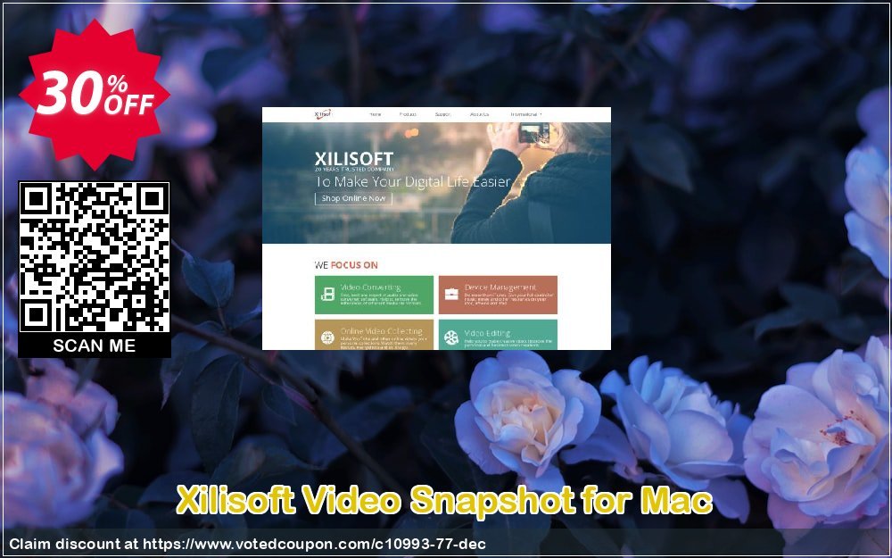 Xilisoft Video Snapshot for MAC Coupon, discount 30OFF Xilisoft (10993). Promotion: Discount for Xilisoft coupon code
