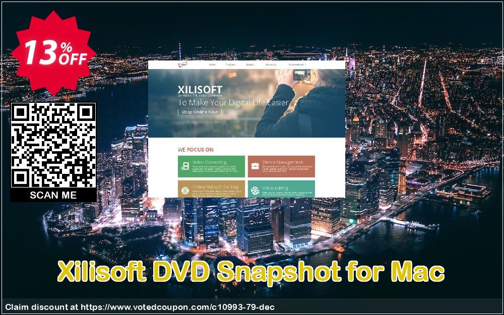 Xilisoft DVD Snapshot for MAC Coupon, discount Xilisoft DVD Snapshot for Mac awful promo code 2024. Promotion: Discount for Xilisoft coupon code