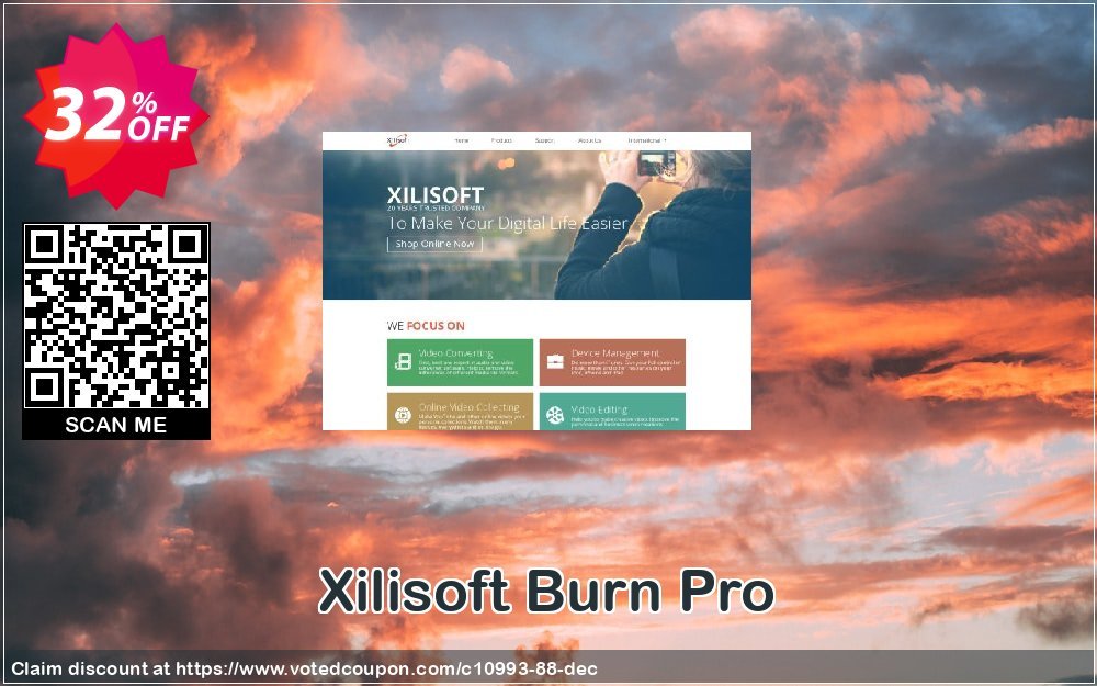 Xilisoft Burn Pro Coupon, discount 30OFF Xilisoft (10993). Promotion: Discount for Xilisoft coupon code