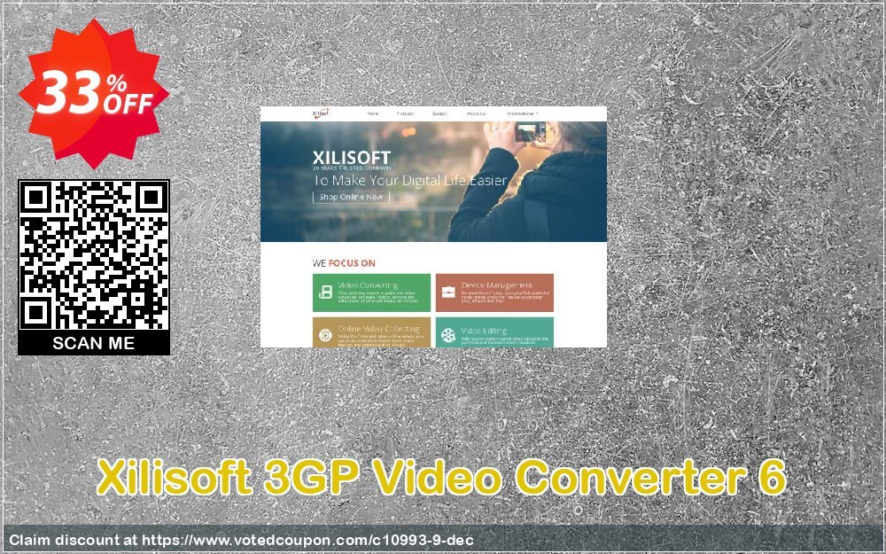 Xilisoft 3GP Video Converter 6 Coupon Code Apr 2024, 33% OFF - VotedCoupon