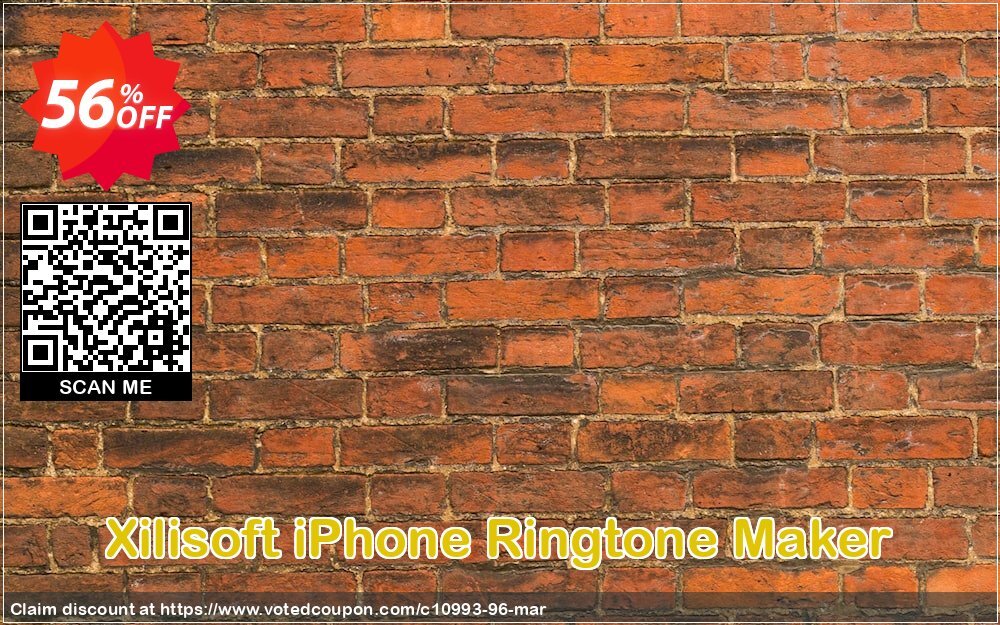 Xilisoft iPhone Ringtone Maker Coupon, discount Coupon for 5300. Promotion: 