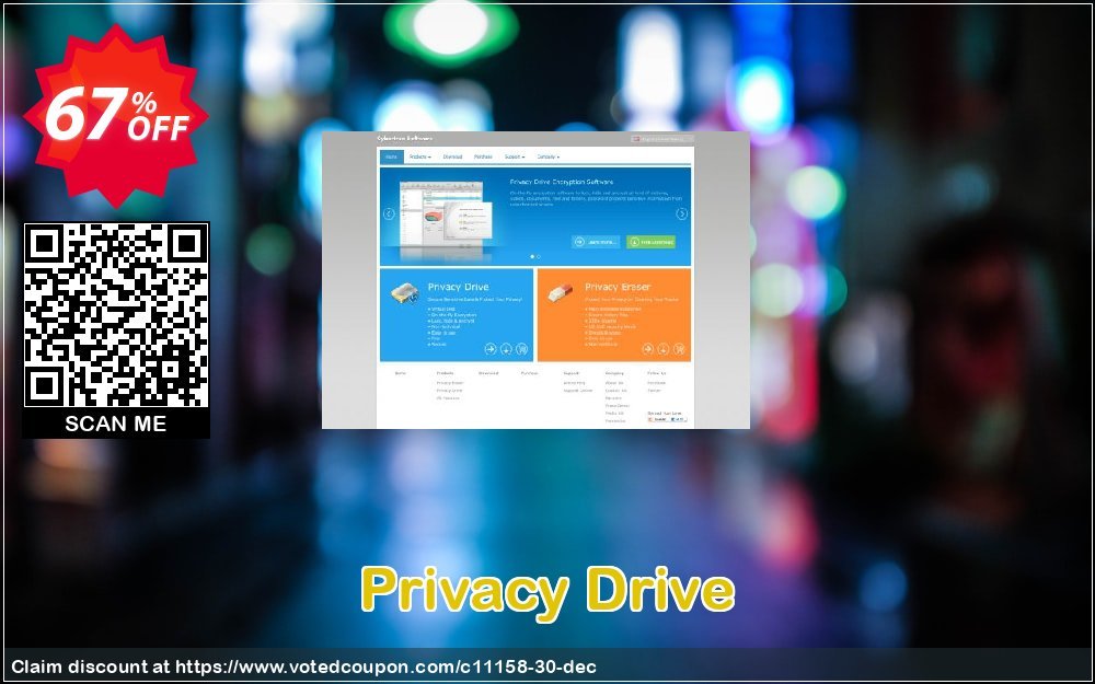 Privacy Drive Coupon, discount 30% Cybertron Software Co., Ltd. (11158). Promotion: 30% promotion from Cybertron Software (11158)