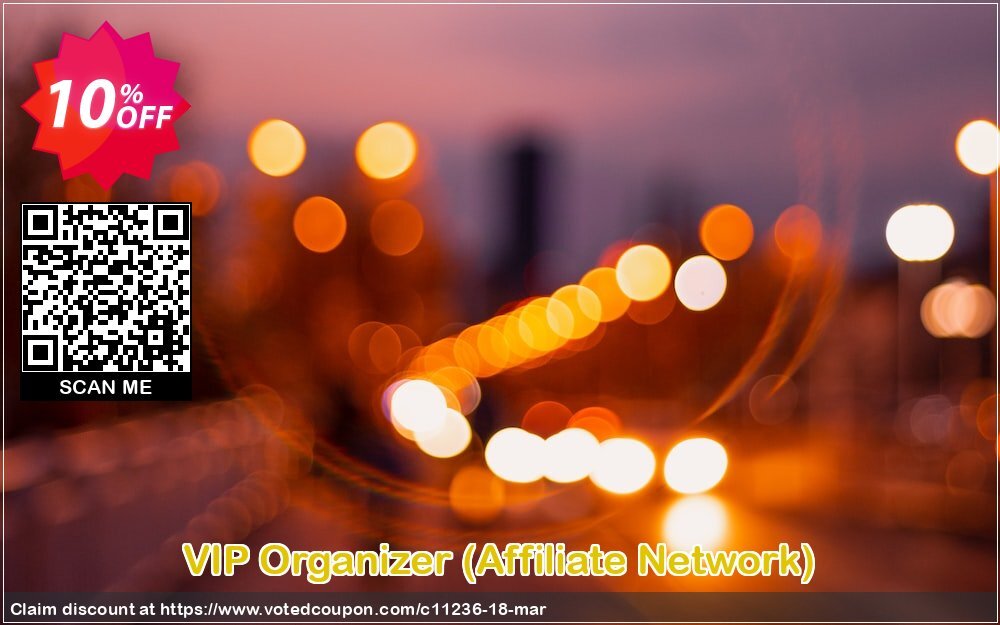 VIP Organizer, Affiliate Network  Coupon Code Apr 2024, 10% OFF - VotedCoupon