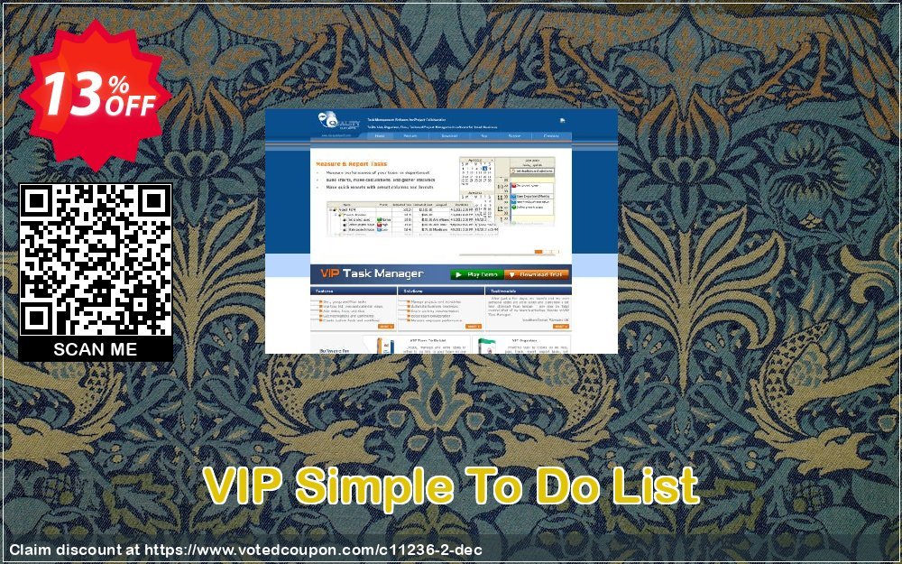 VIP Simple To Do List Coupon, discount VIP Quality Software, coupon archive (11236). Promotion: VIP Quality Software coupon code archive (11236)