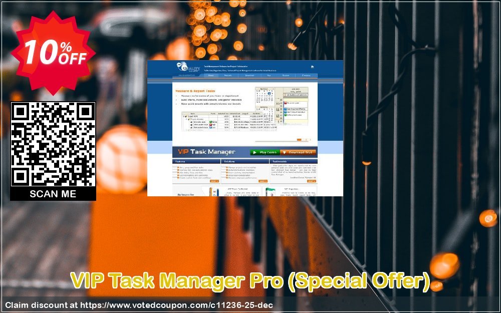 VIP Task Manager Pro, Special Offer  Coupon, discount VIP Quality Software, coupon archive (11236). Promotion: VIP Quality Software coupon code archive (11236)
