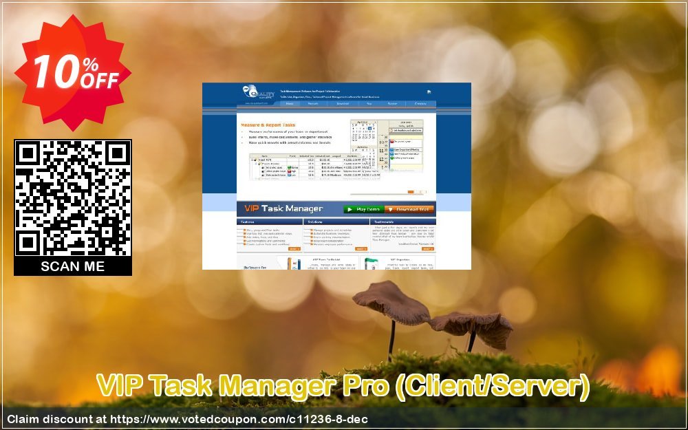 VIP Task Manager Pro, Client/Server  Coupon, discount VIP Quality Software, coupon archive (11236). Promotion: VIP Quality Software coupon code archive (11236)