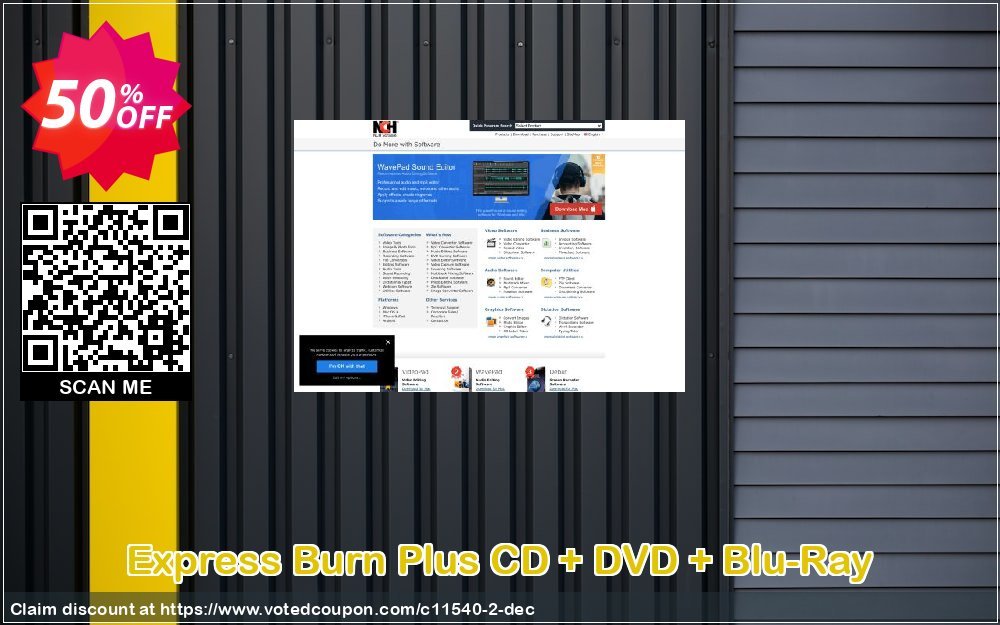 Express Burn Plus CD + DVD + Blu-Ray Coupon, discount NCH coupon discount 11540. Promotion: Save around 30% off the normal price
