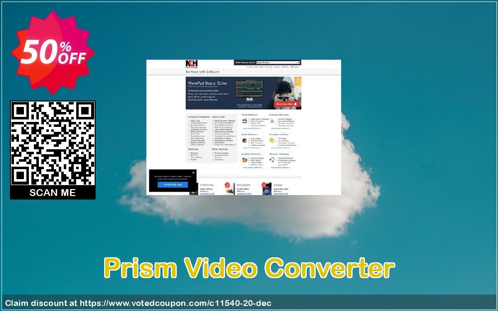 Prism Video Converter Coupon, discount NCH coupon discount 11540. Promotion: Save around 30% off the normal price