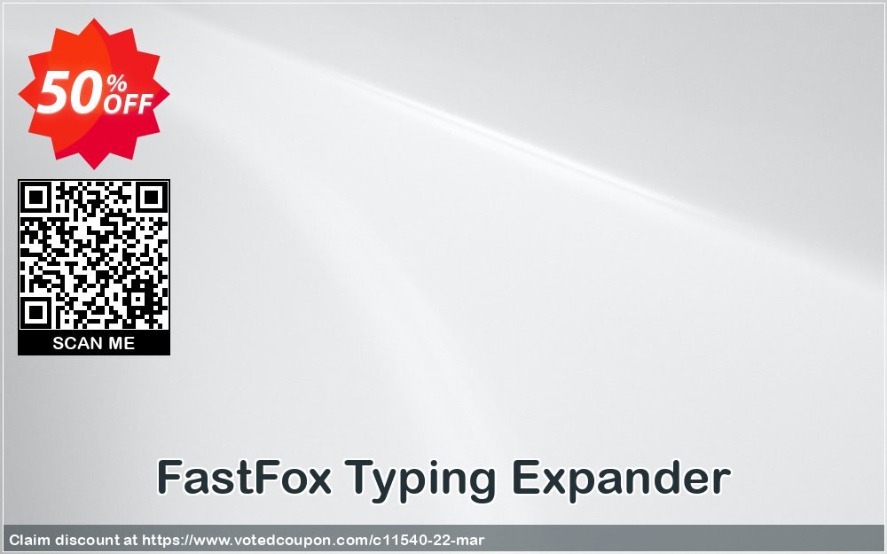 FastFox Typing Expander Coupon Code May 2024, 50% OFF - VotedCoupon