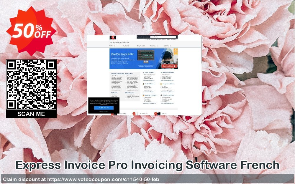 Express Invoice Pro Invoicing Software French Coupon, discount NCH coupon discount 11540. Promotion: Save around 30% off the normal price